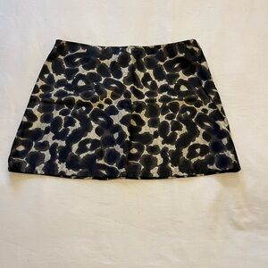 Elegant Black and Gray Women's Mini Skirt